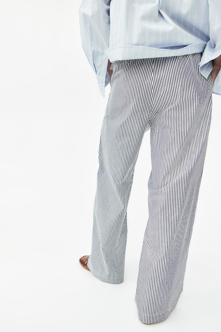 H&M Baumwollhose Mit Kordelzug