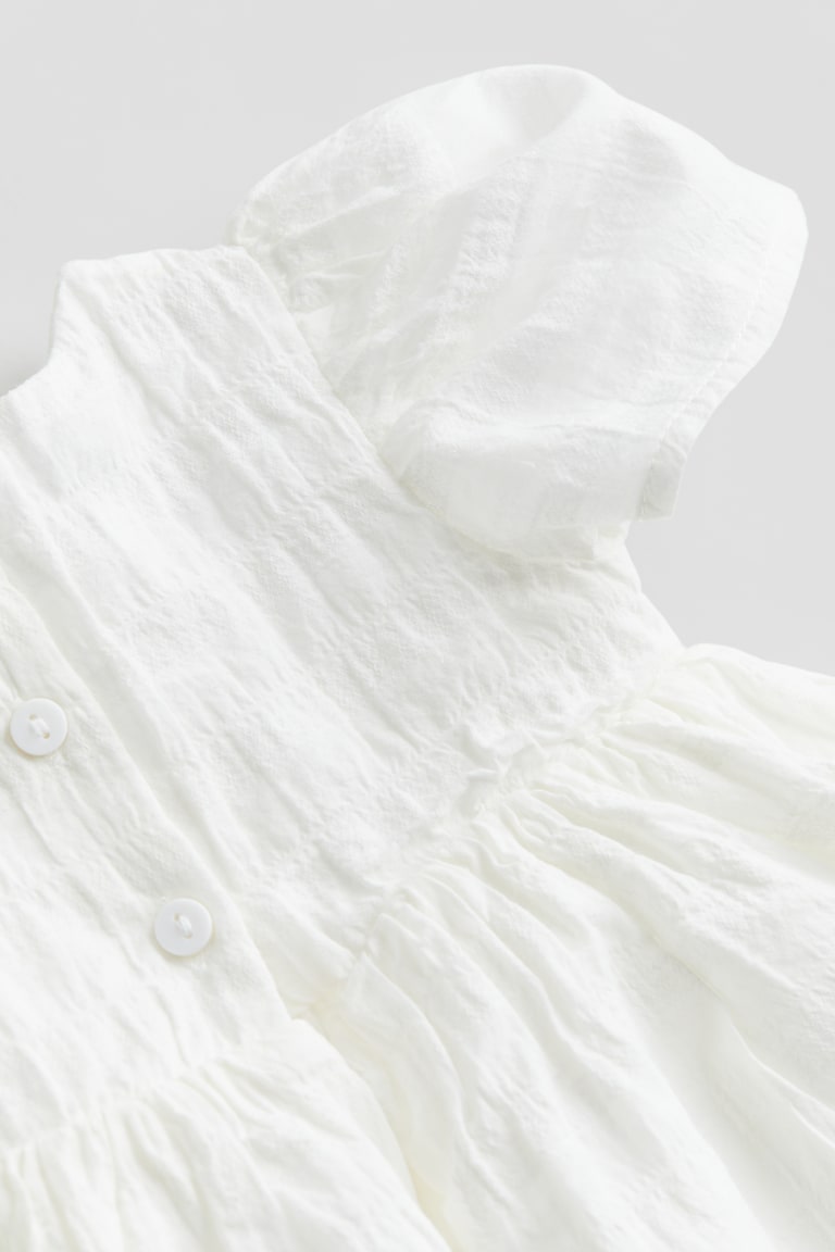 H&M Baumwollkleid Im Wickelschnitt