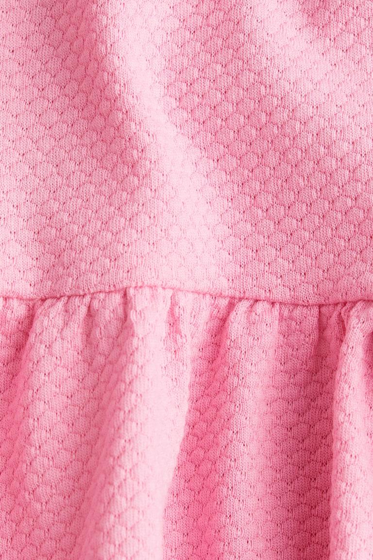 H&M Baumwollkleid Mit Volantärmeln