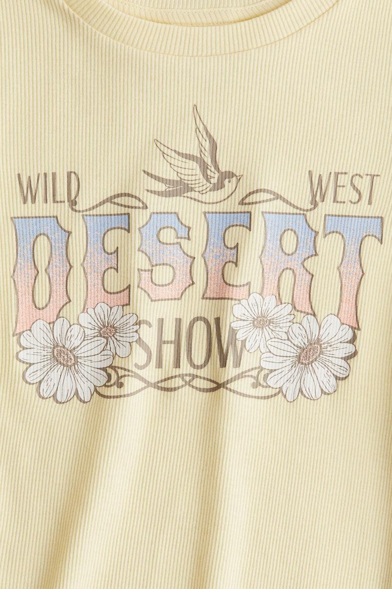 H&M Baumwollshirt Mit Motivprint