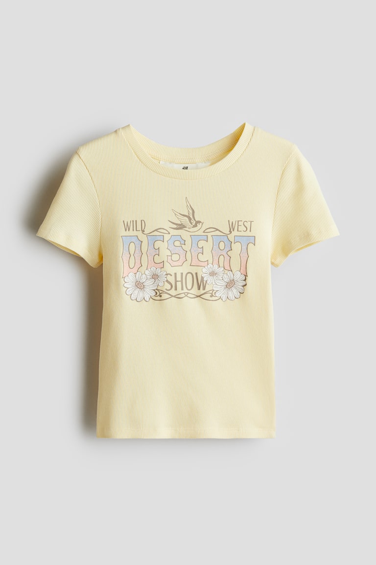 H&M Baumwollshirt mit Motivprint