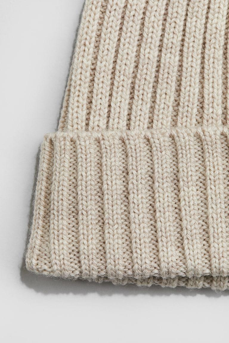 H&M Beanie Aus Wollstrick