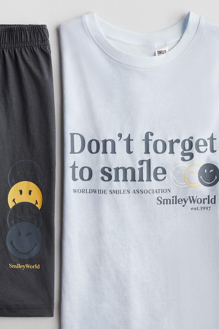 H&M Bedruckter Baumwollpyjama