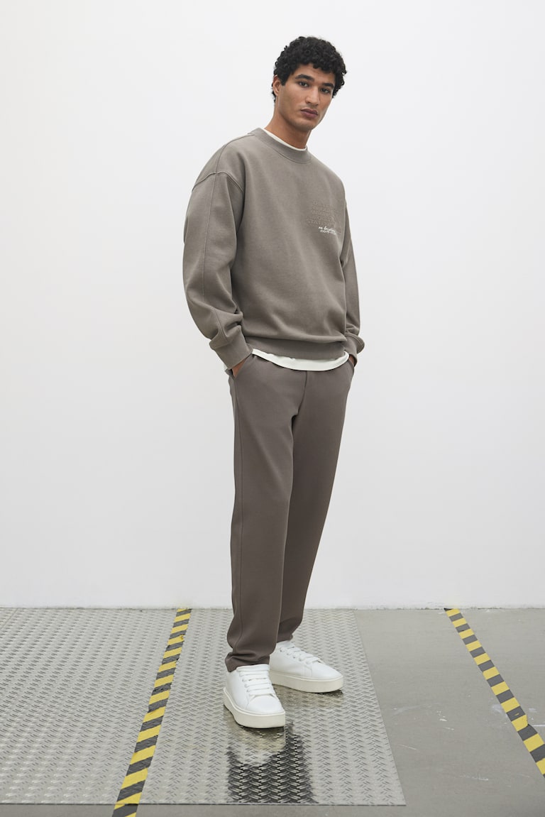 H&M Bedrucktes Sweatshirt In Loose Fit