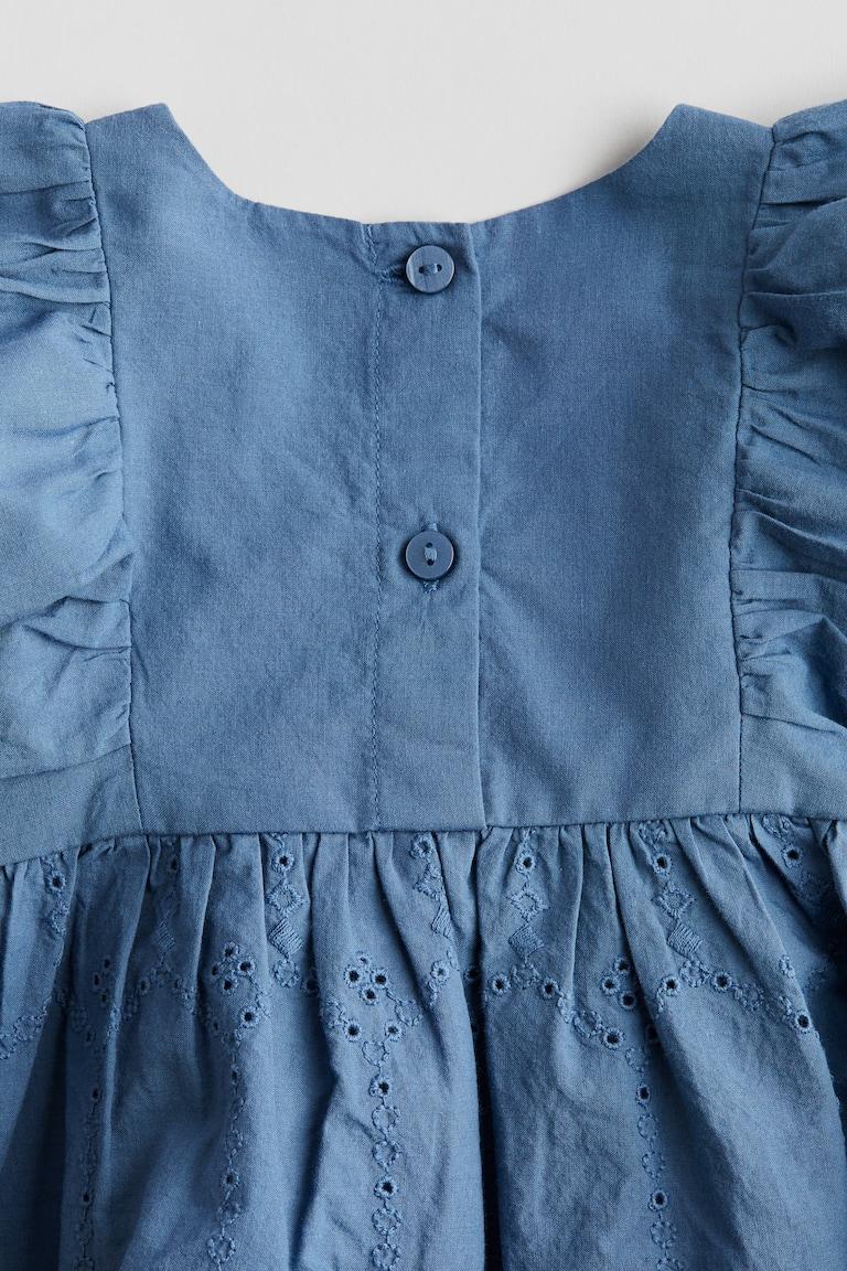 H&M Bluse Mit Broderie Anglaise