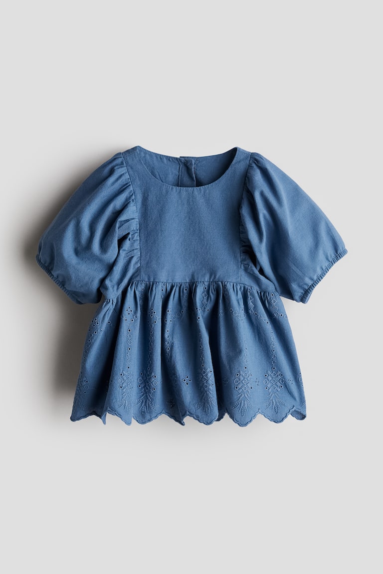 H&M Bluse mit Broderie Anglaise