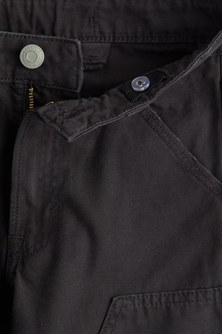 H&M Canvashose In Loose Fit
