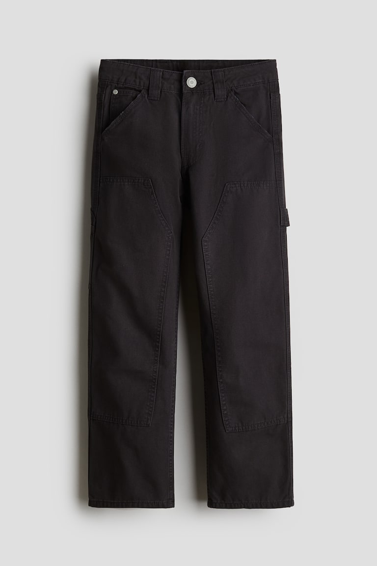 H&M Canvashose in Loose Fit