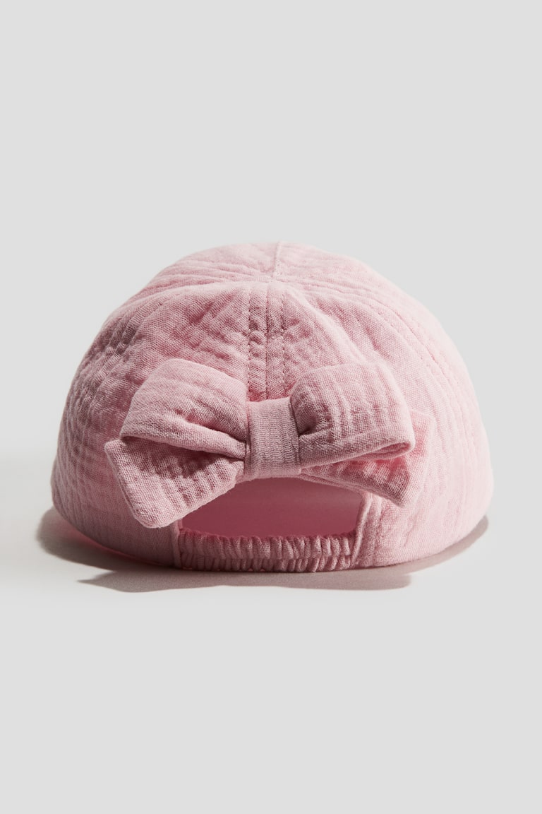 H&M Cap Aus Musselin Mit Schleife