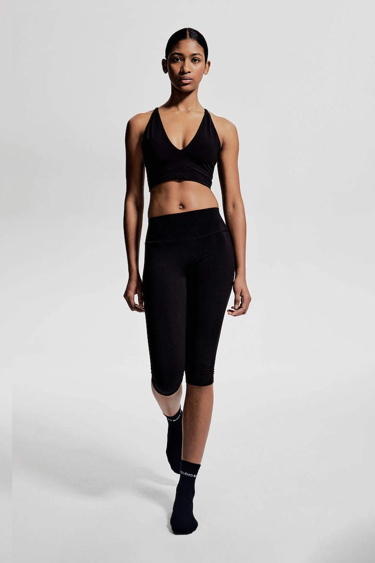 H&M Capri-Sportleggings mit SoftMove™