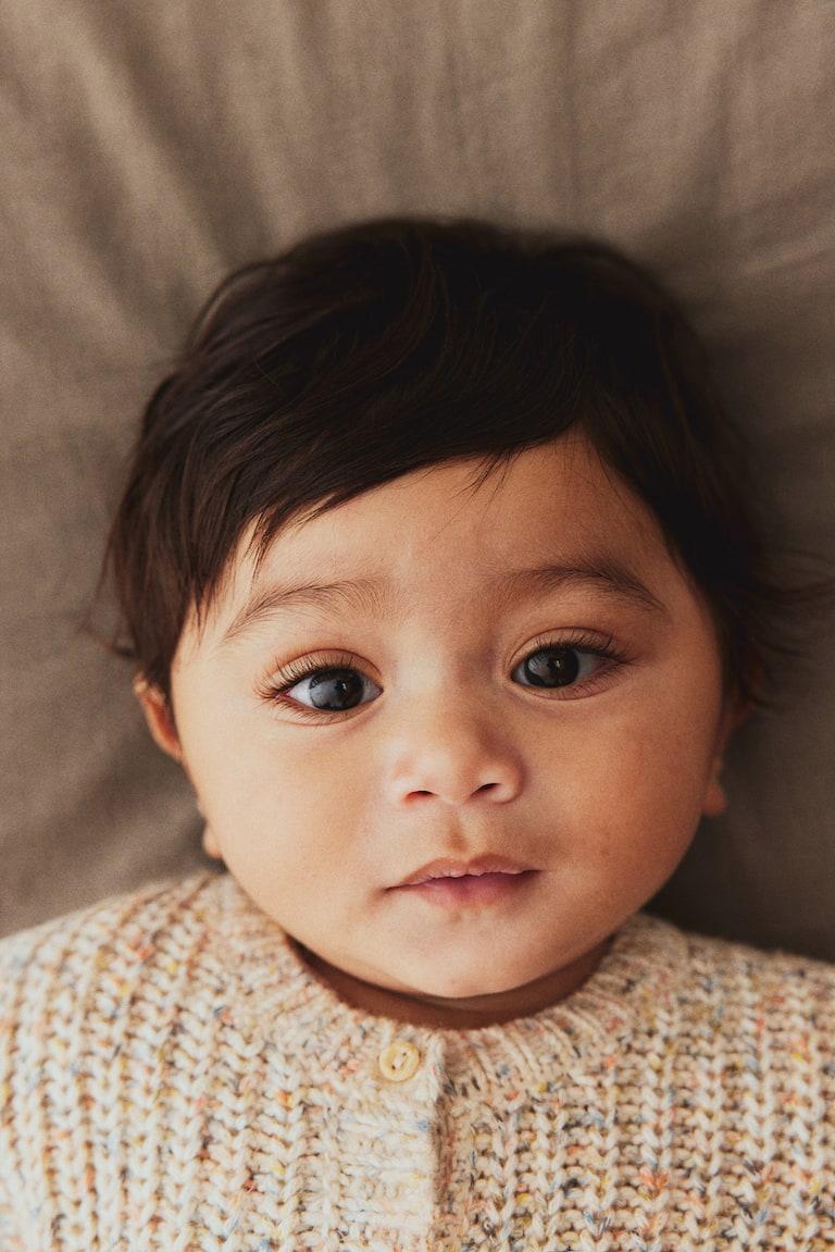 H&M Cardigan in Patentstrick