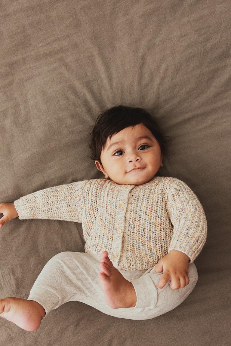 H&M Cardigan In Patentstrick