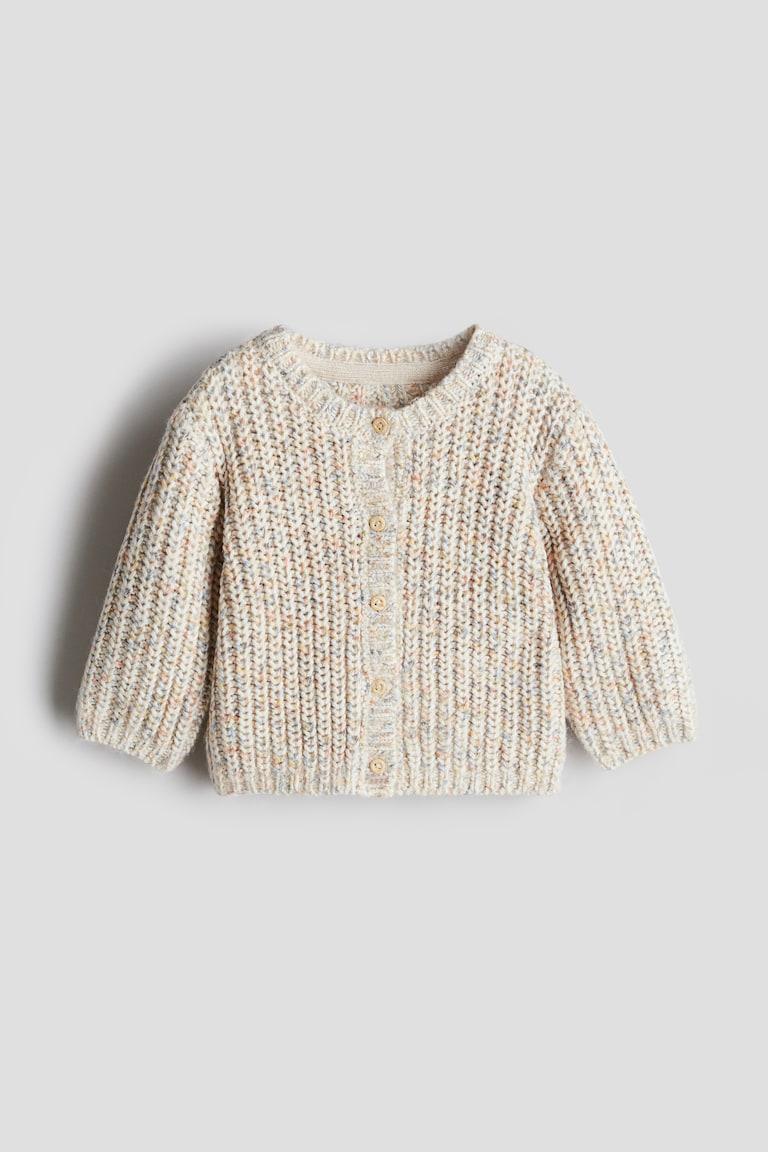 H&M Cardigan In Patentstrick