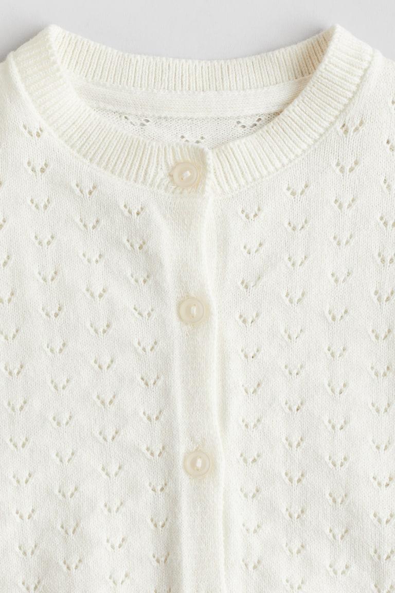 H&M Cardigan In Pointellestrick