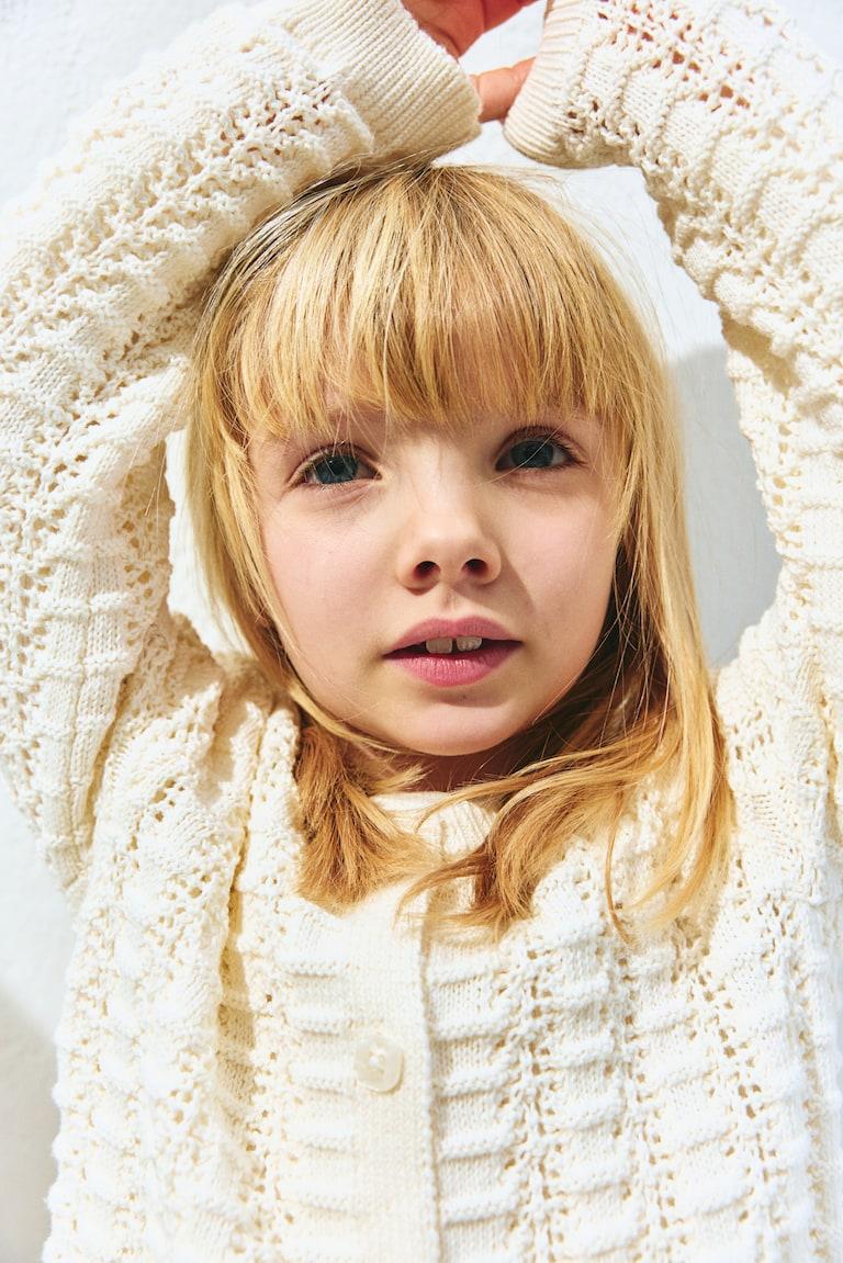 H&M Cardigan in Pointellestrick