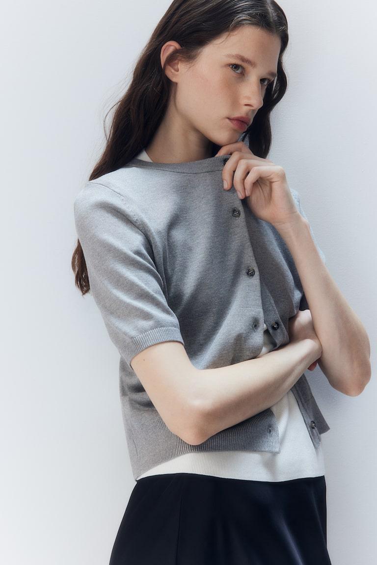 H&M Cardigan Mit Kurzarm