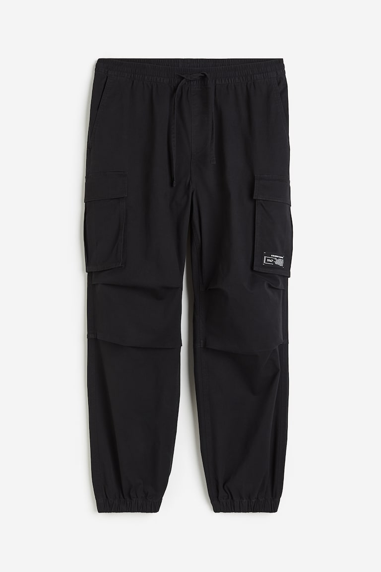 H&M Cargo-Joggpants aus Baumwolle Relaxed Fit