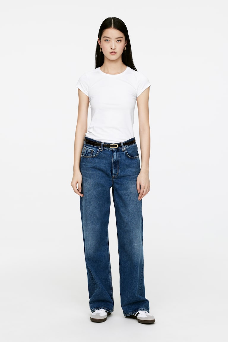 H&M CORAL Wide Jeans