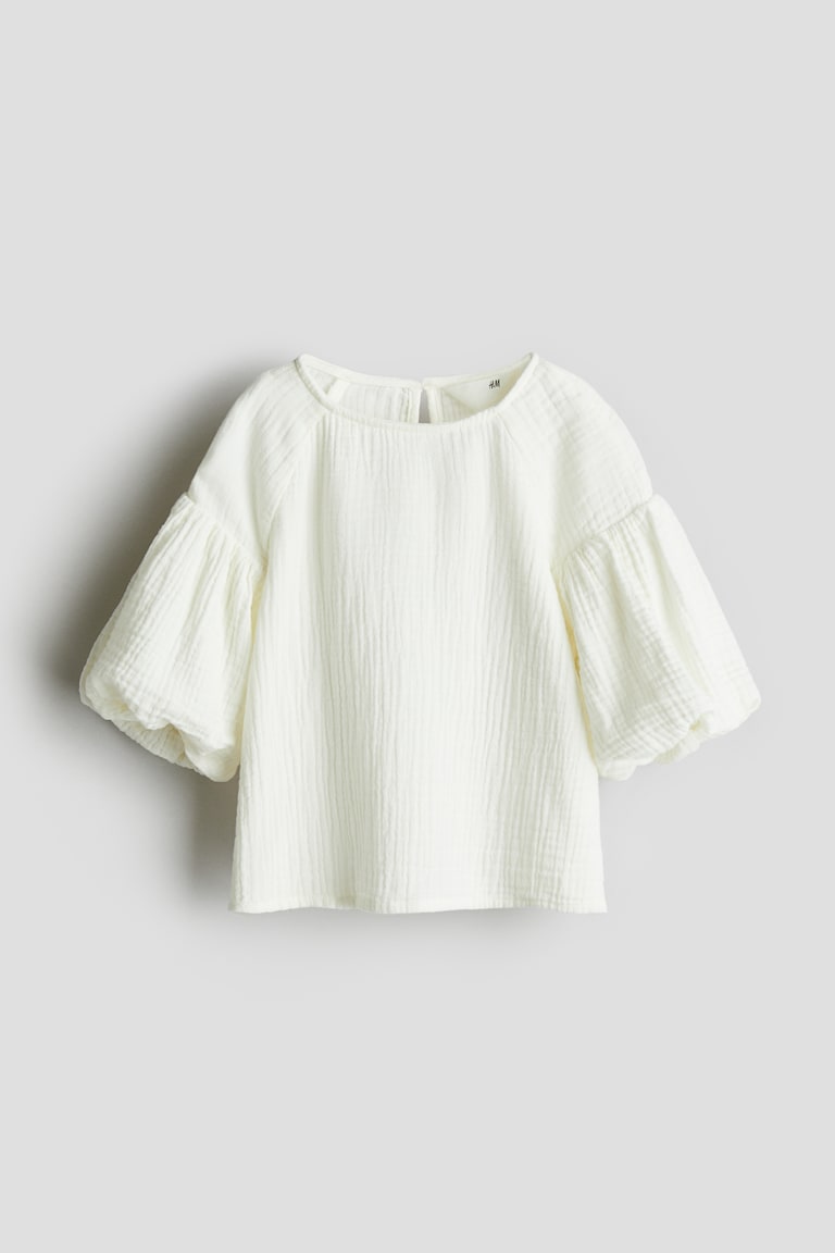 H&M Cotton Muslin Blouse