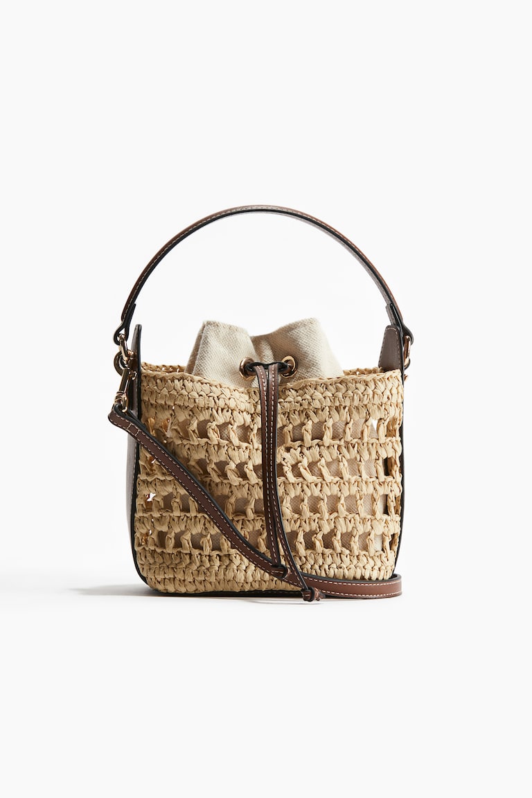 H&M Crossbody-Strohtasche