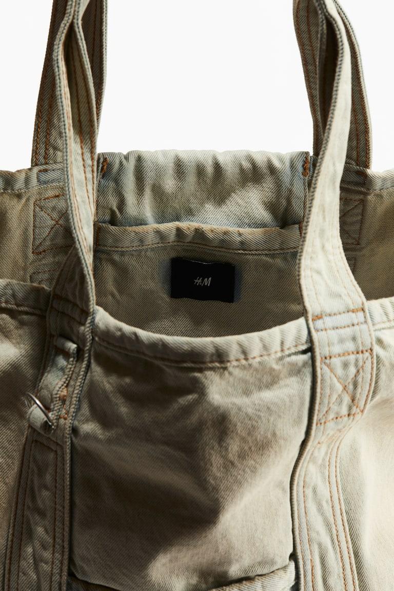 H&M Denim-Shopper Im Washed-Look