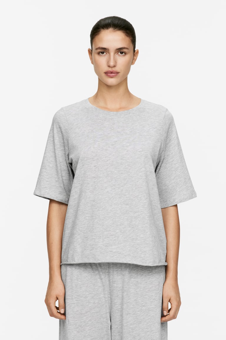 H&M Elegant fallendes T-Shirt aus Baumwolle