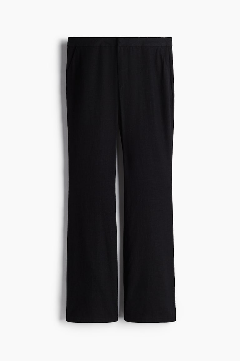 H&M Elegante Hose Aus Leinenmix