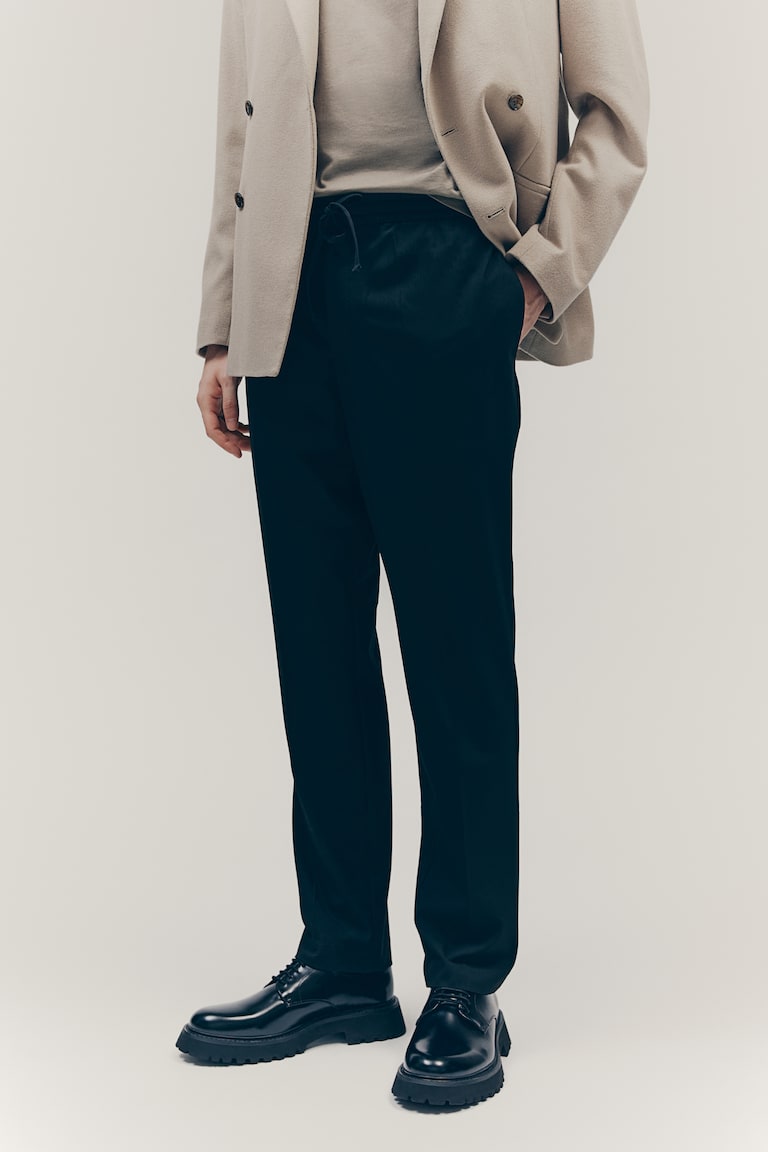 H&M Elegante Joggpants In Slim Fit