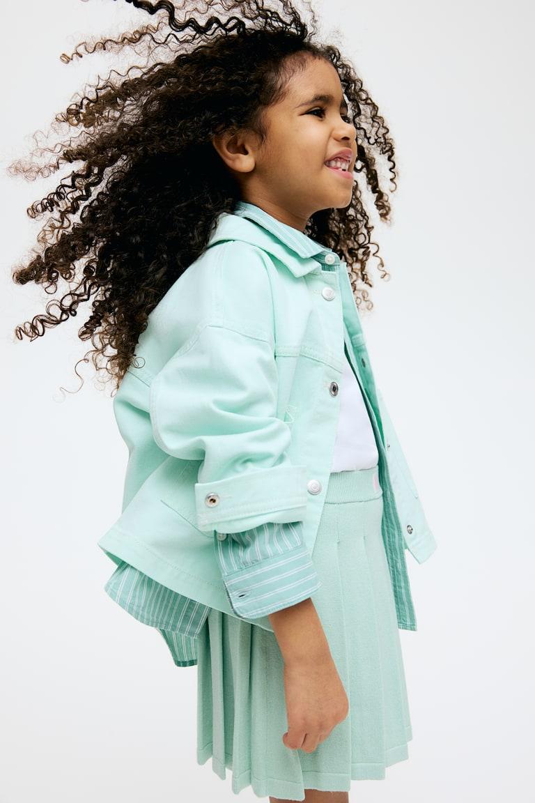 H&M Faltenrock Aus Feinstrick