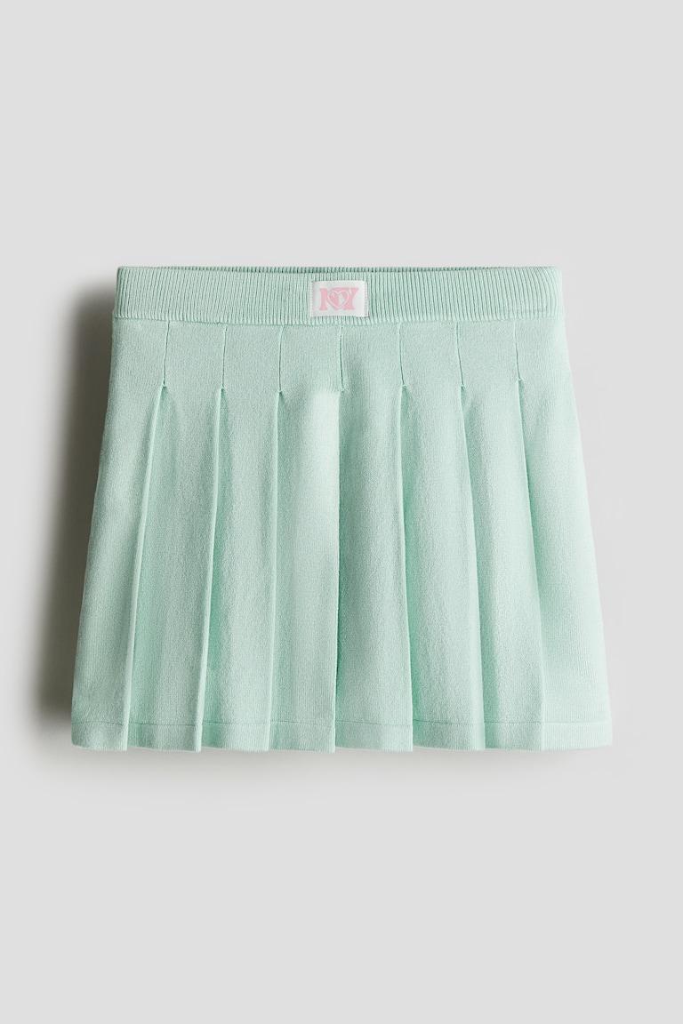 H&M Faltenrock Aus Feinstrick