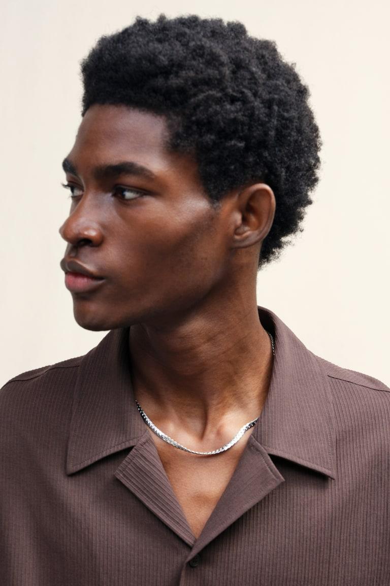 H&M Freizeithemd Aus Jersey In Loose Fit