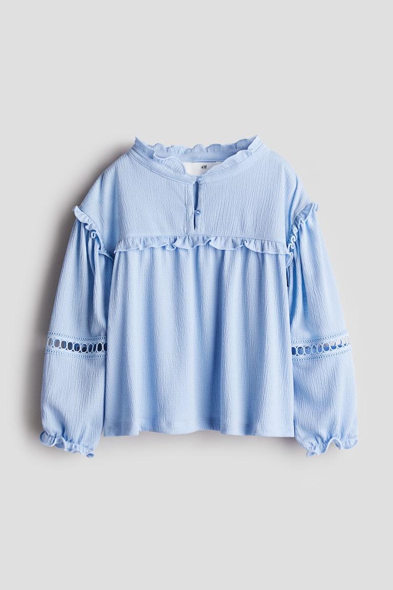 H&M Gecrinkelte Bluse