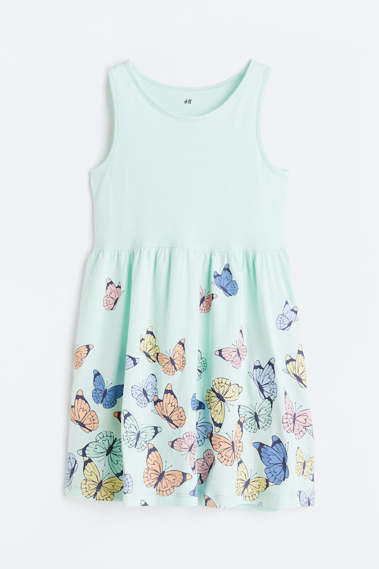 H&M Gemustertes Baumwollkleid