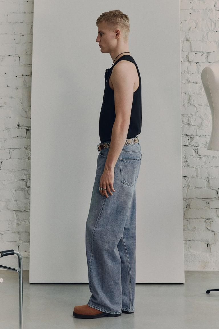 H&M Gerippte Henley-Weste