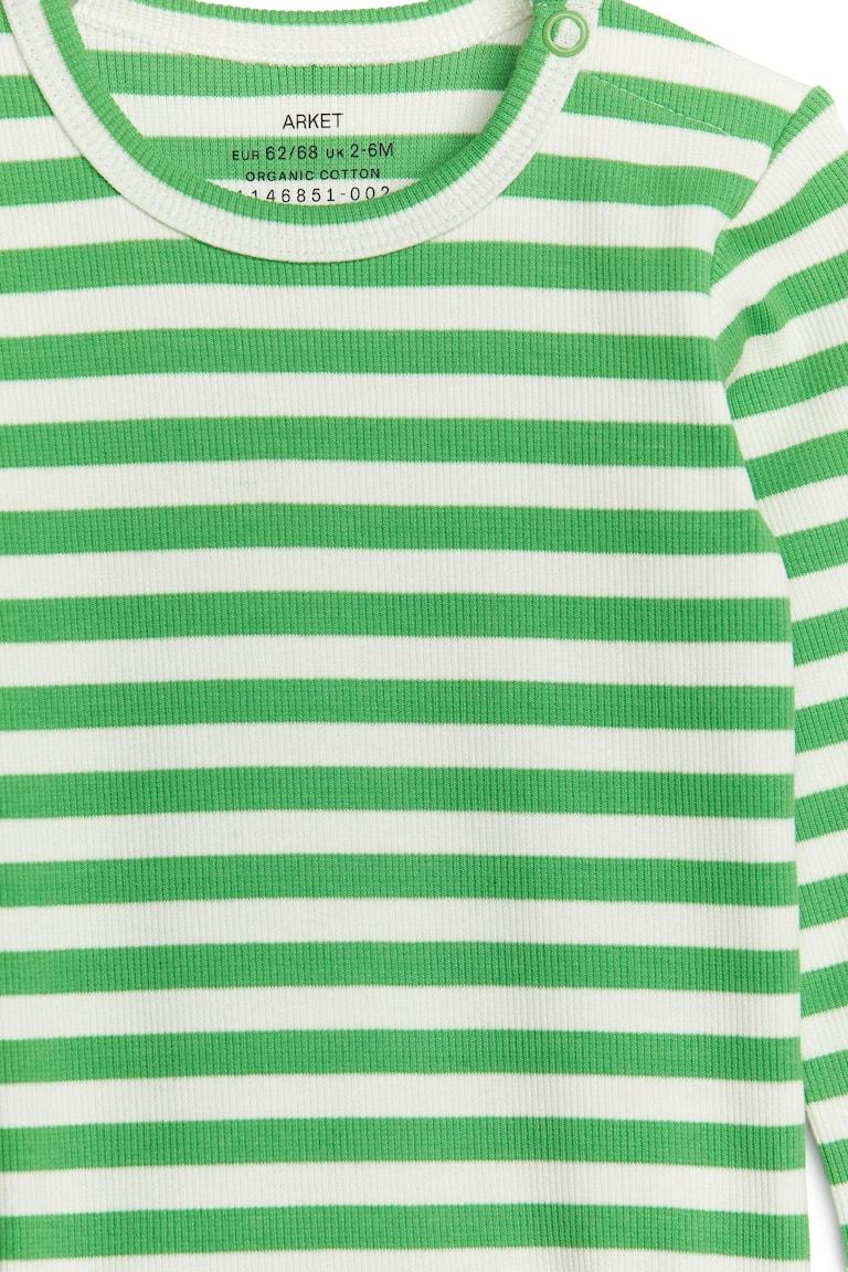 H&M Gerippter Langarmbody