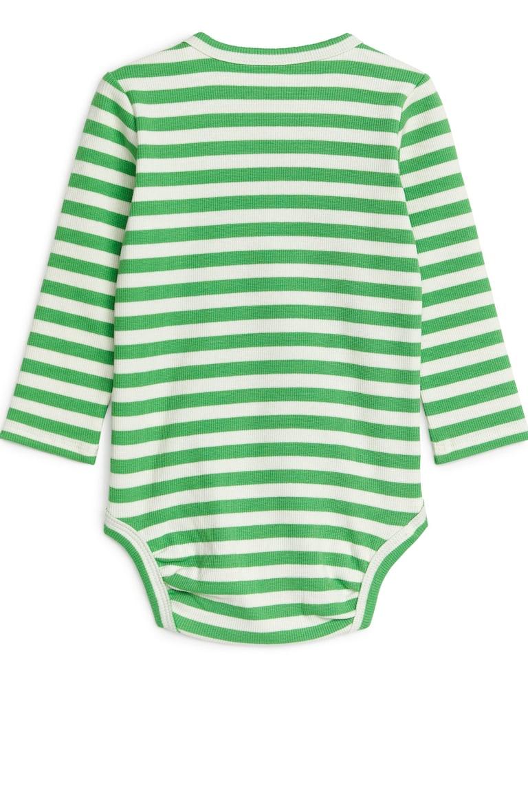 H&M Gerippter Langarmbody