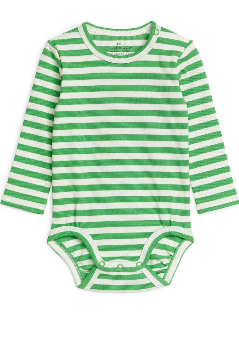 H&M Gerippter Langarmbody