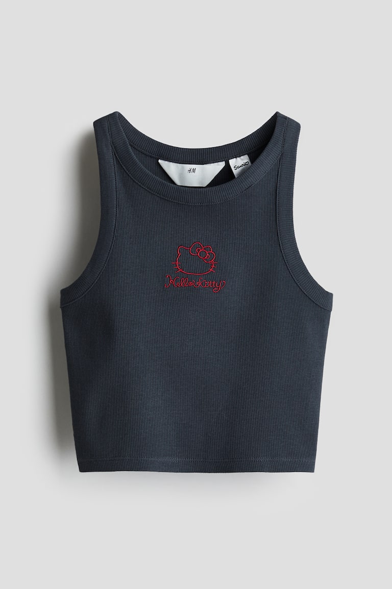 H&M Geripptes Tanktop