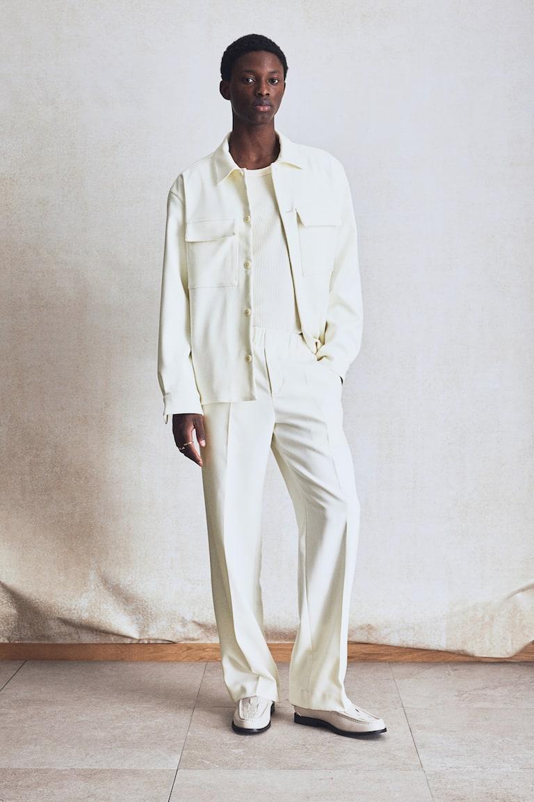 H&M Geripptes Tanktop In Slim Fit