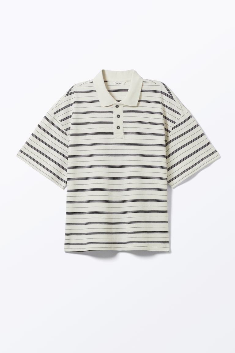 H&M Gestreiftes Polo-Shirt In Relaxed Fit