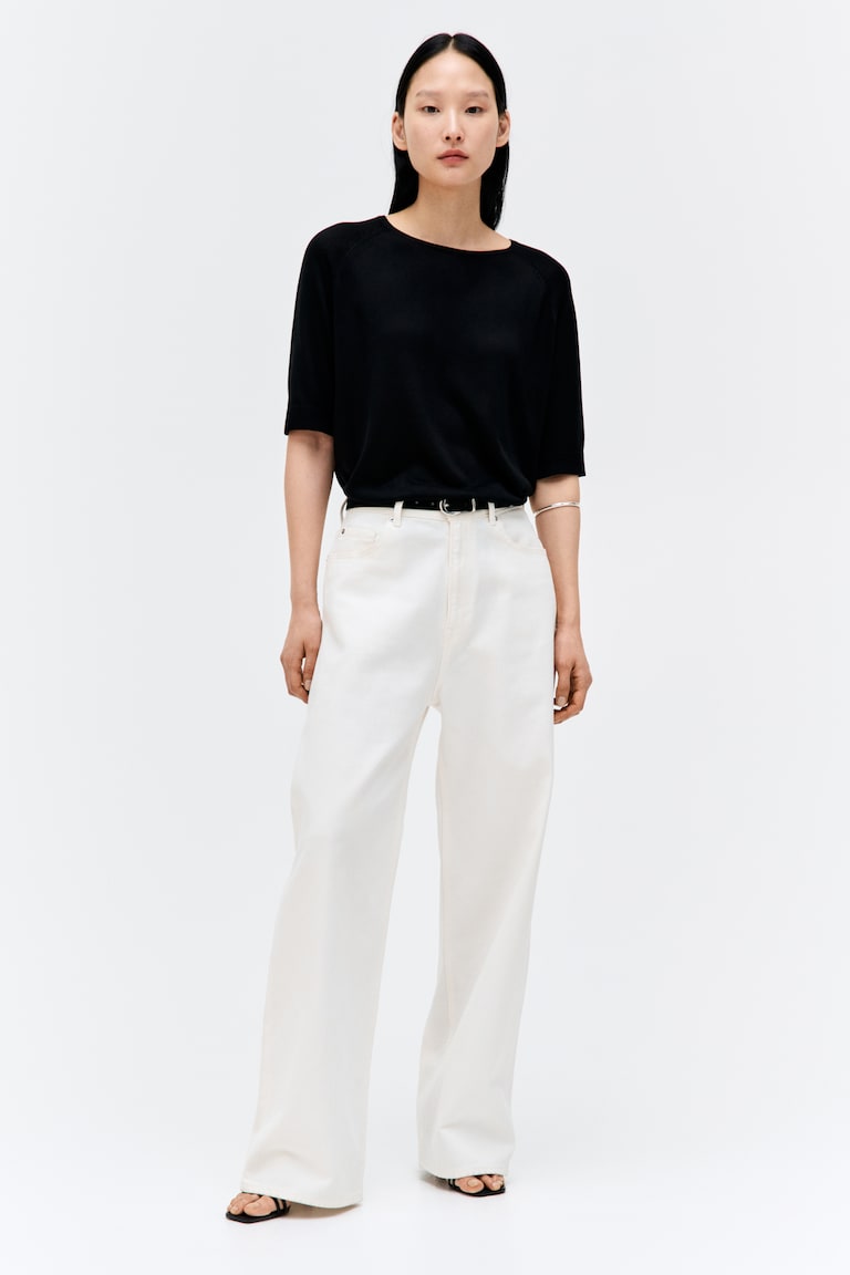 H&M Gestricktes T-Shirt