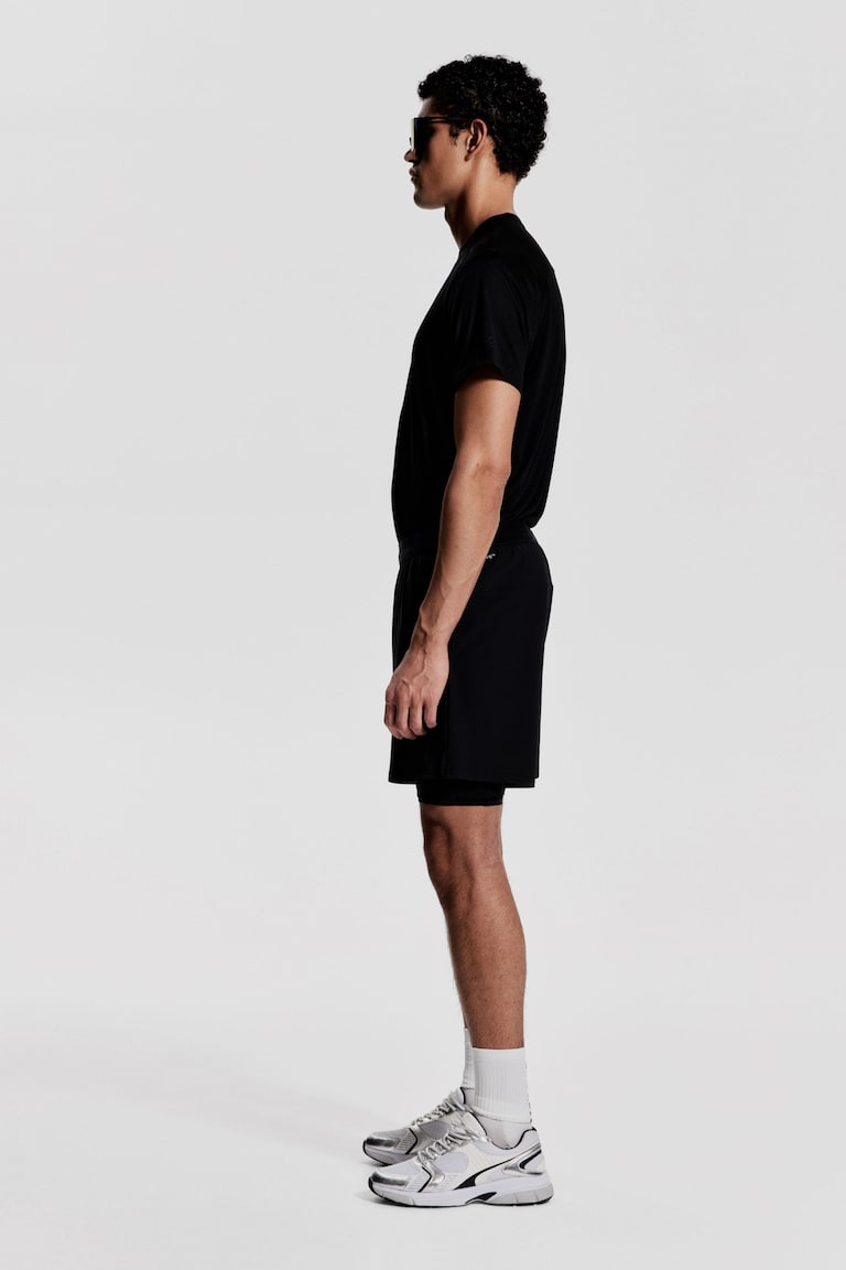 H&M Halblange 2-in-1-Sportshorts Mit DryMove™