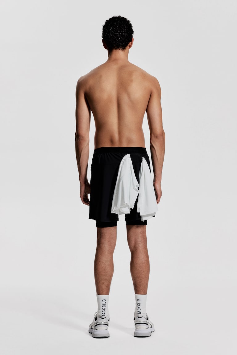 H&M Halblange 2-in-1-Sportshorts Mit DryMove™