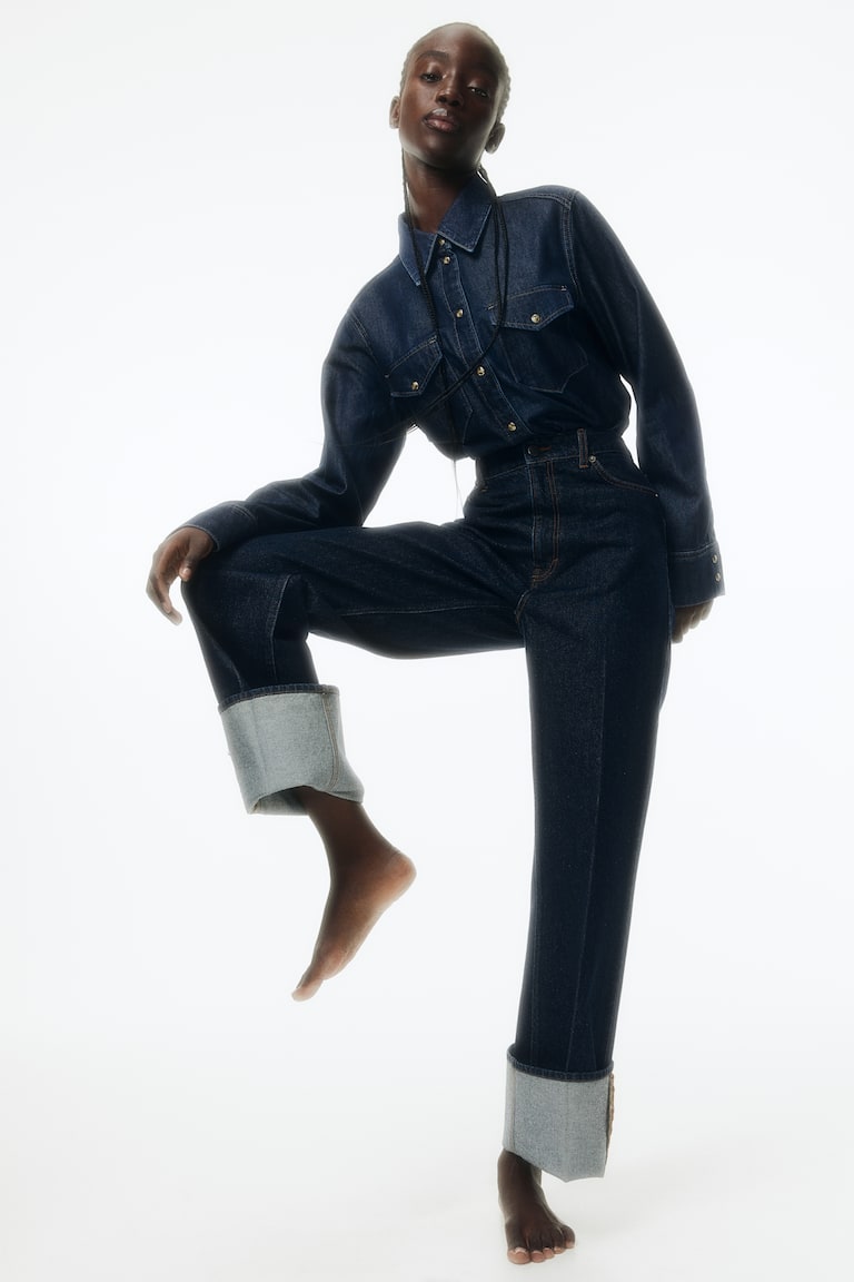 H&M Hemdbluse aus Denim