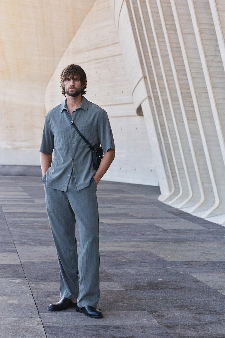 H&M Hose aus Lyocellmischung in Relaxed Fit