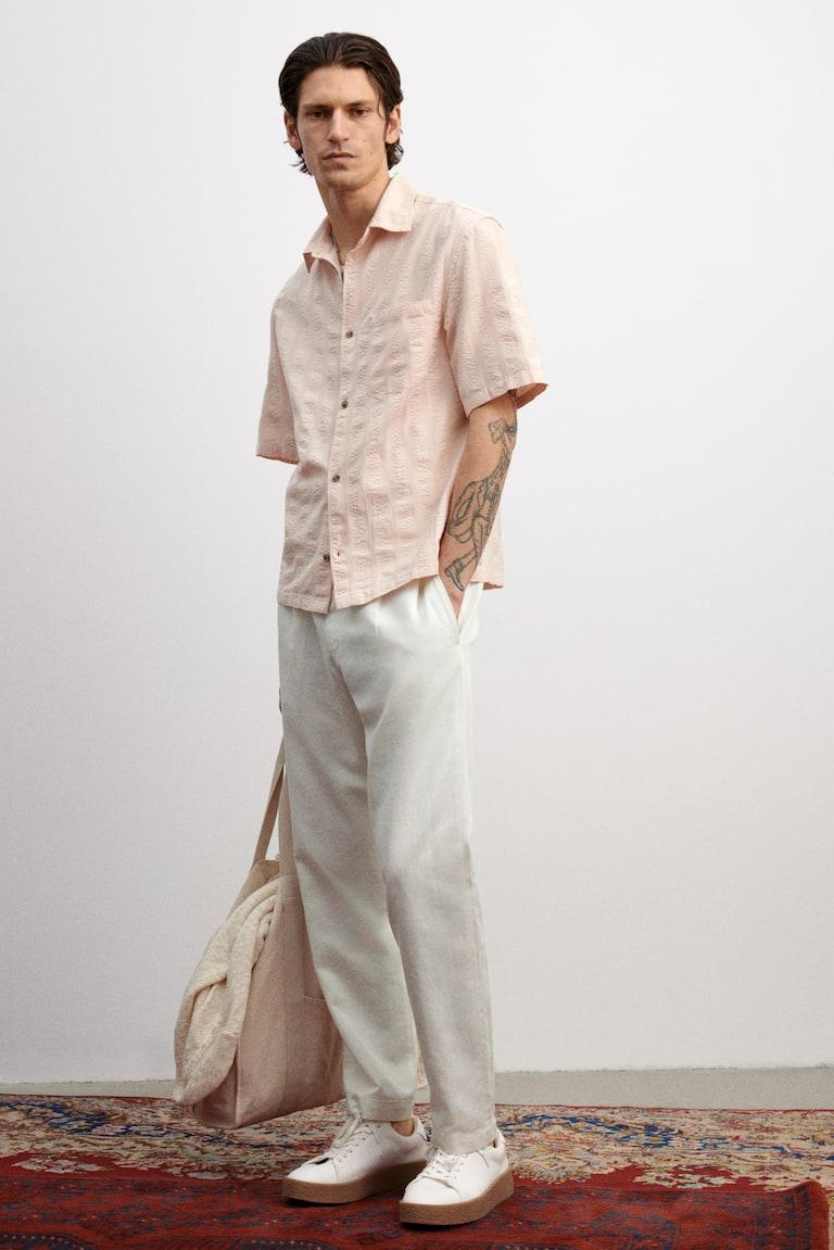 H&M Hose aus Lyocellmix in Regular Fit