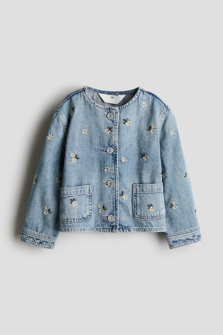 H&M Jacke Aus Baumwolldenim