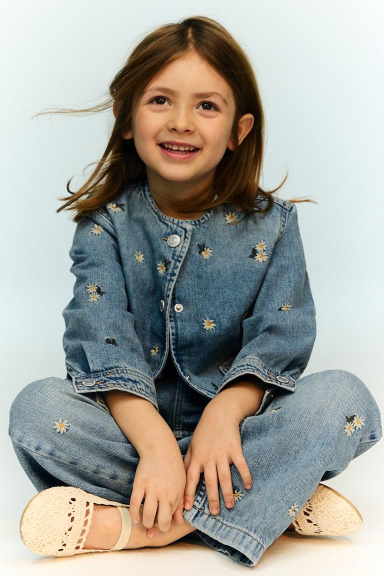 H&M Jacke Aus Baumwolldenim