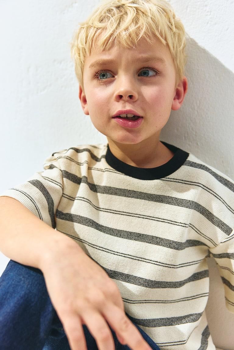 H&M Jacquard-T-Shirt In Loose Fit