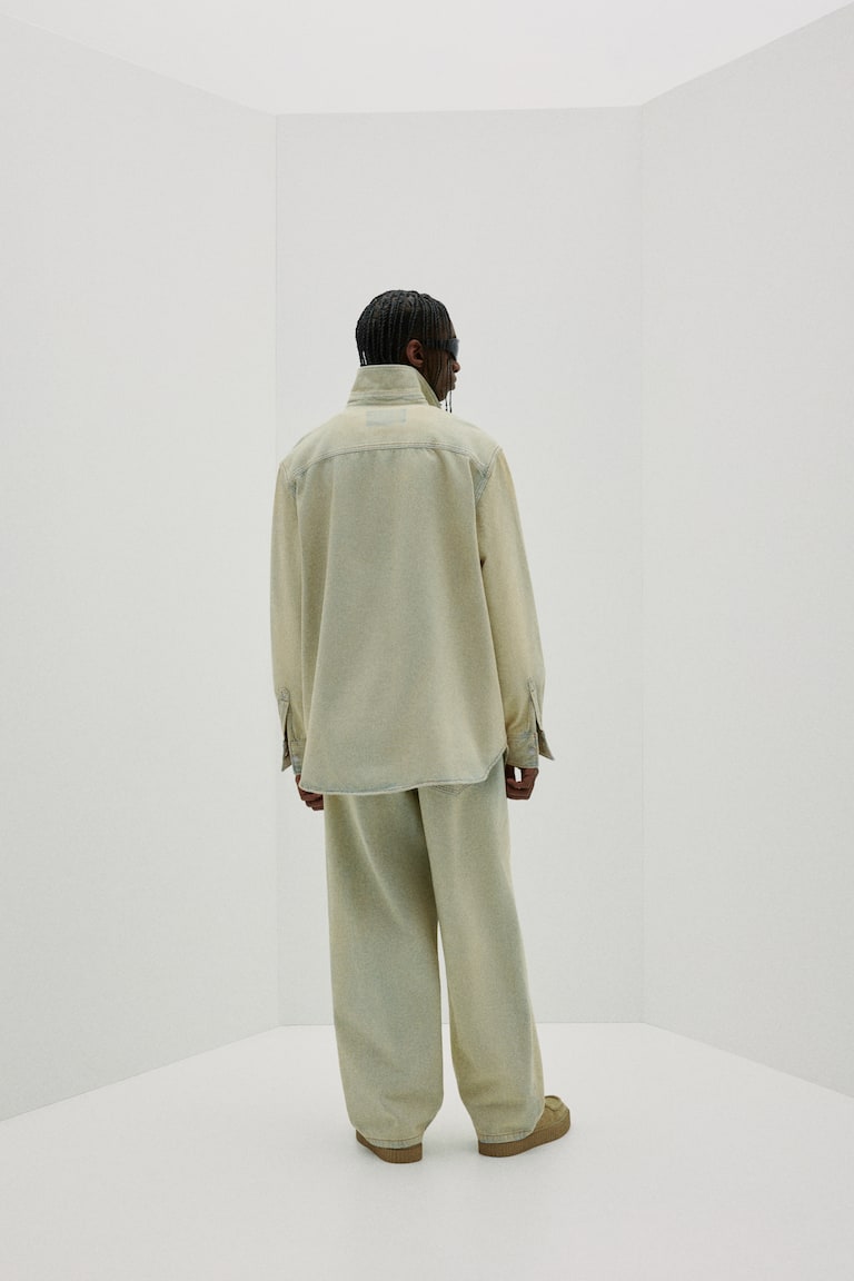 H&M Jeanshemd In Oversized Fit